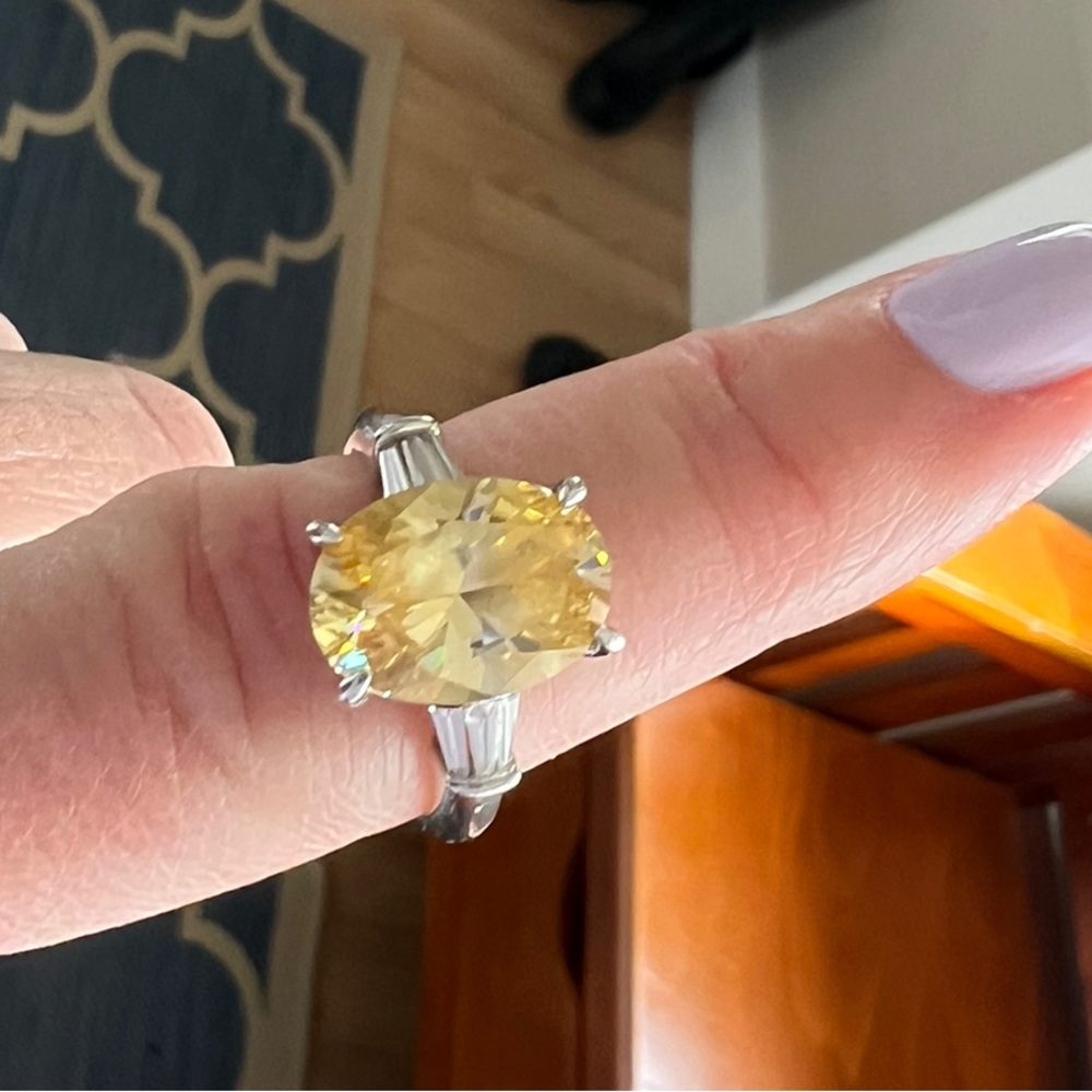 Gorgeous Canary Yellow Ring